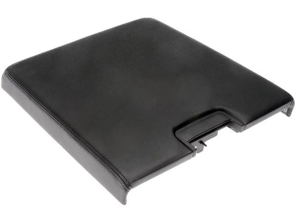 Front Console Lid - Black - Compatible with 2007 - 2013 Chevy Silverado 2500 HD (with Split Bench Seat) 2008 2009 2010 2011 2012