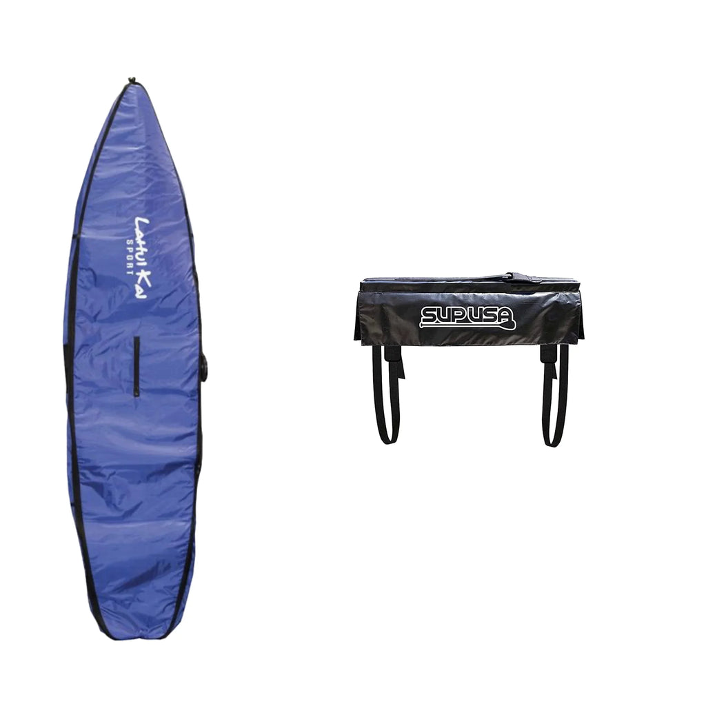 Lahui Kai Stand Up Paddle Board SUP Bag -- 11' 6" -- Cover; Carrying Case; Storage (Pack includes Truck Tailgate Pad for Board Transport)