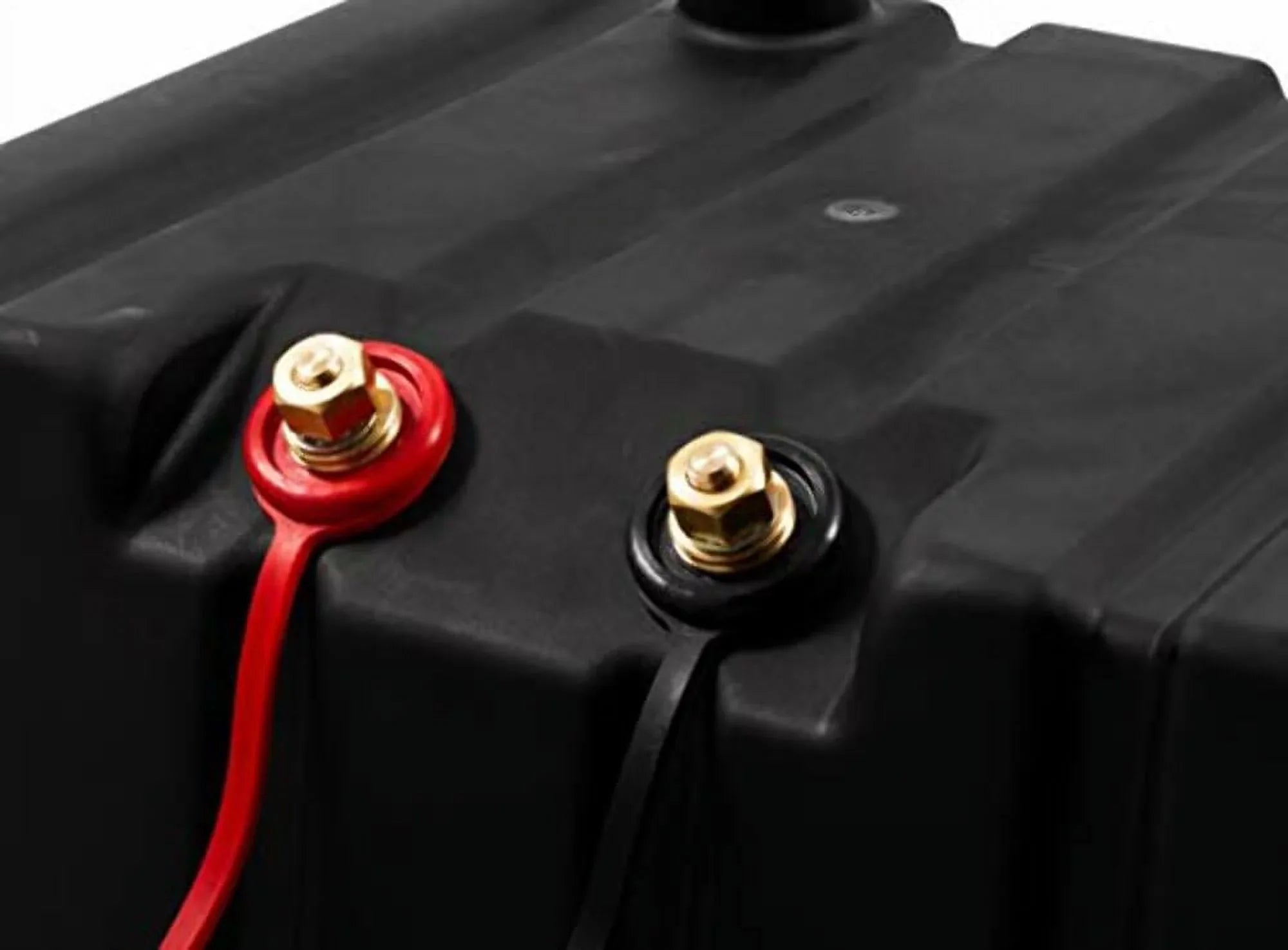 Camco Vented Camper/RV Double Side-by-Side Battery Box | Stores (2) Group 24 Batteries | Compatible with 3/8-millimeter Ring Terminals on Battery Cables (55370)