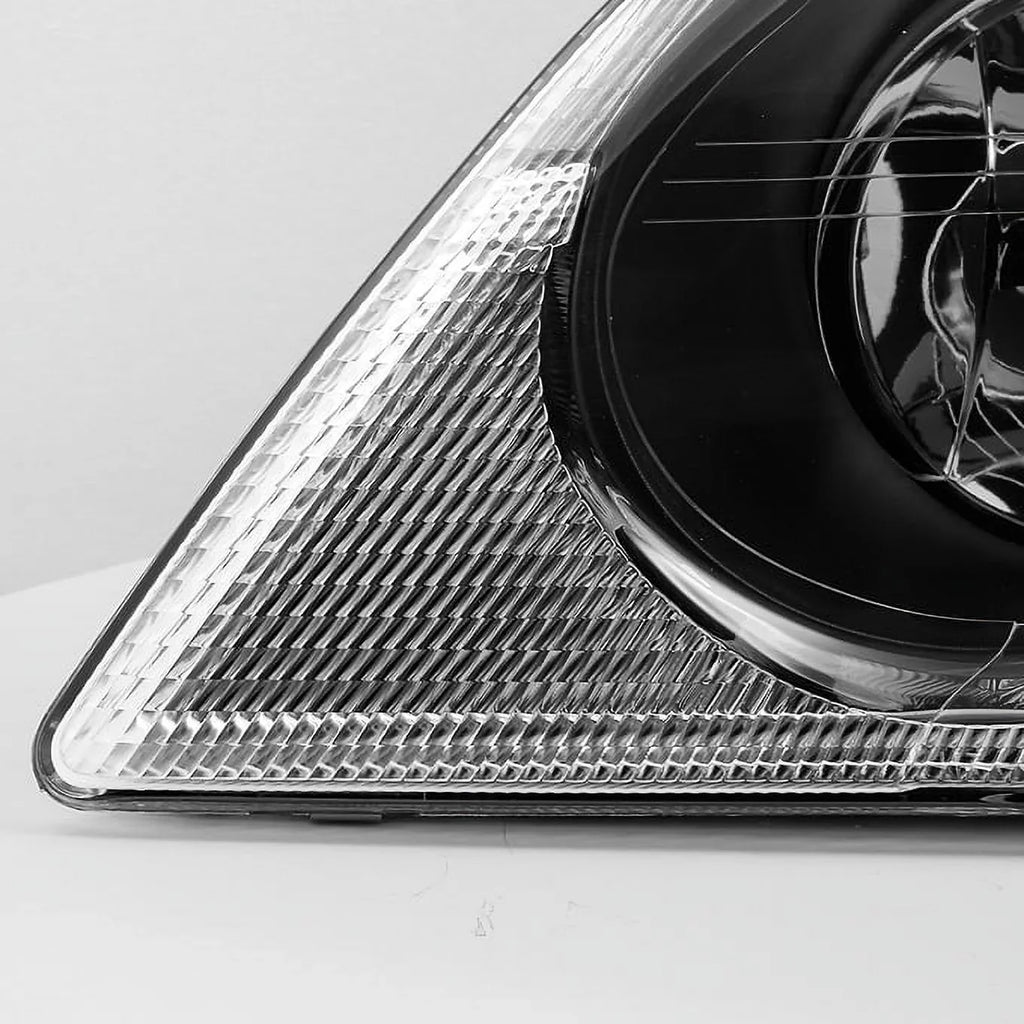 AKKON - For Chrysler Pacifica SUV Black Bezel Headlights Headlamp Front Lamps Replacement Left + Right Pair