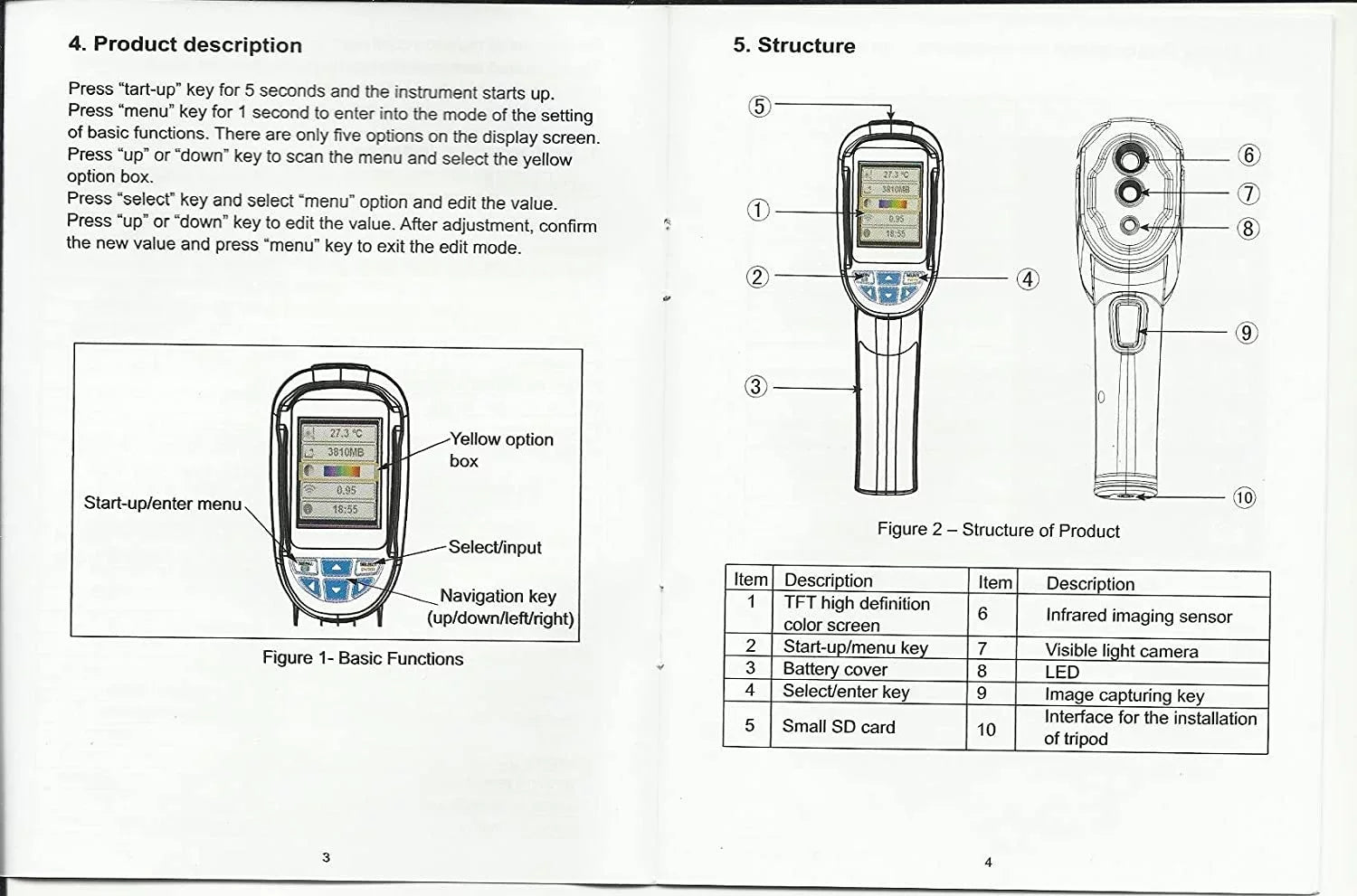 Perfectprime IR0002; Infrared IR Thermal Imager & Visible Light Camera with IR-Black