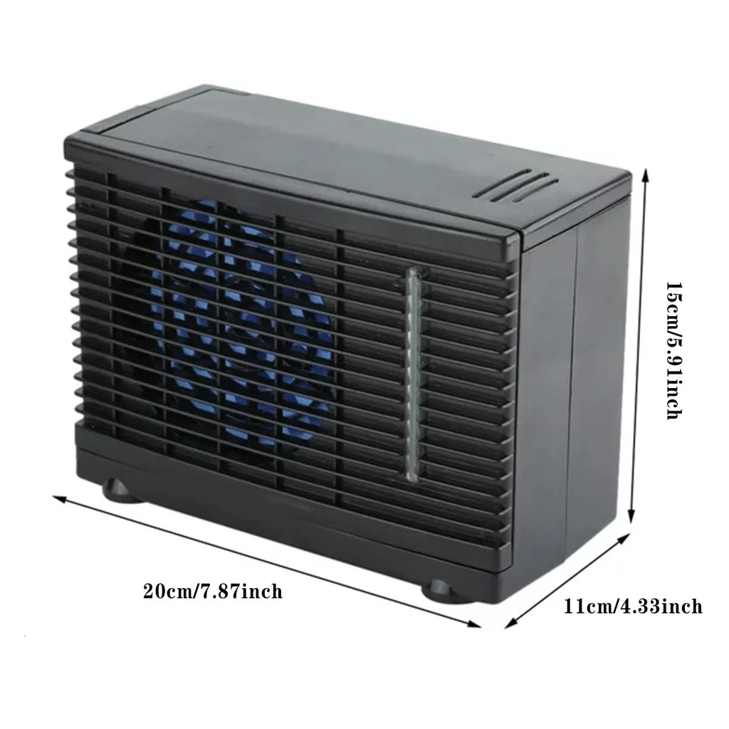 ZiSUGP Portable 12V Car Truck Home Mini Air Conditioner Evaporative Cooler Exhaust Evaporative Air Conditioner Car Air Conditioner Car Phone Holder