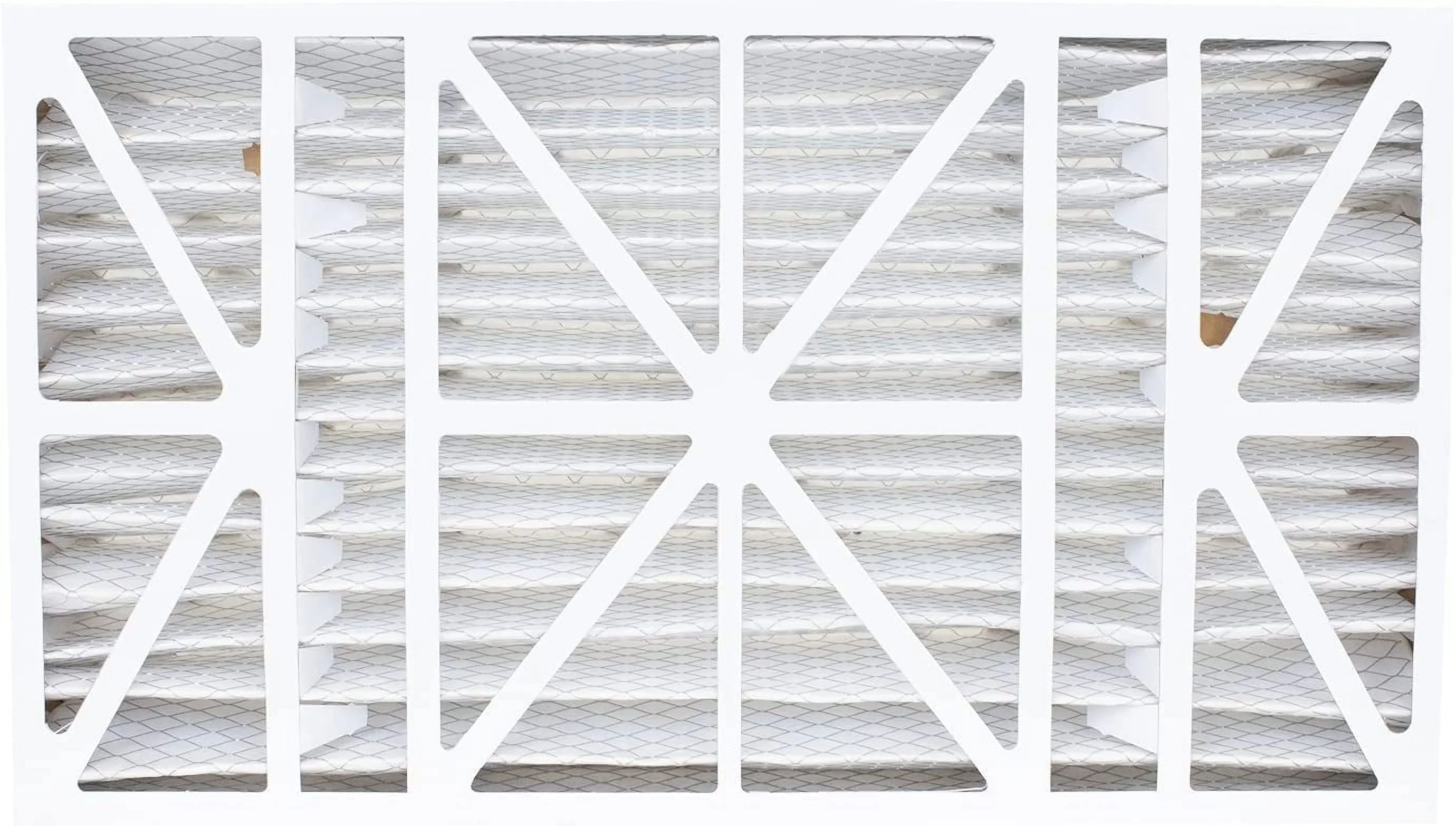 Filterbuy 15.75x27.63x3.50 MERV 8 Pleated HVAC AC Furnace Air Filters for Aprilaire Space-Gard 104/2140 (2-Pack)