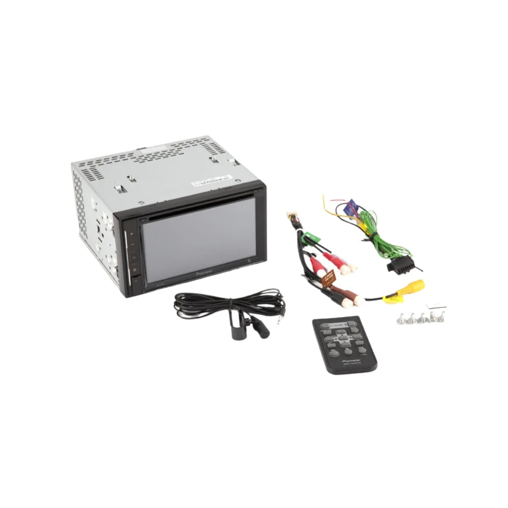 KIT4942 Bundle for 2003-2009 Toyota 4Runner Limited W/ Pioneer AVH-241EX Double DIN Car Stereo with Bluetooth/Backup Camera/Install Kit/in-Dash DVD/CD AM/FM 6.2" Touchscreen Digital Media Receiver