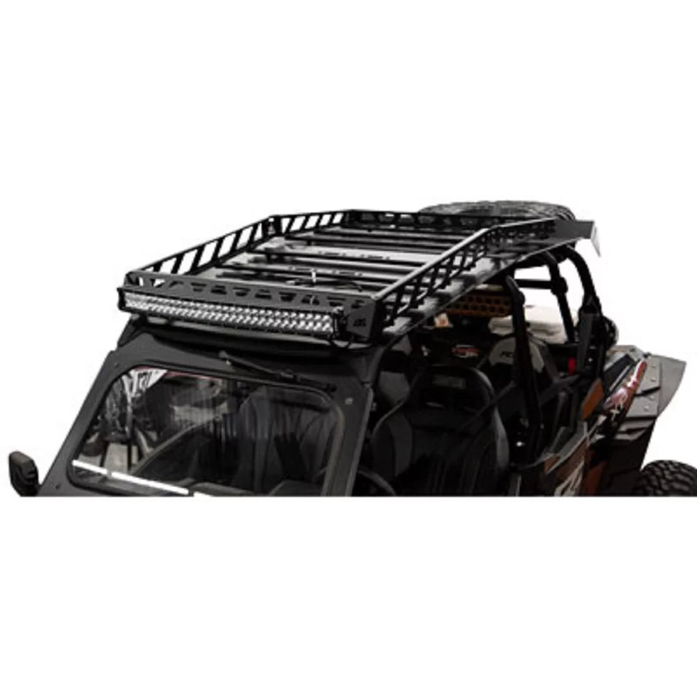 UTV Adventure Roof Rack Rack with Force Roof and V2 30" Lt. Bar Compatible With Polaris RZR XP 4 Turbo Limited Edition 2019