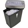 Royal MC500 Paper Shredder - Micro Cut - 5 Per Pass - for shredding Paper; Credit Card - 0.157" x 0.394" Shred Size - 4 gal Wastebin Capacity - Black; Silver