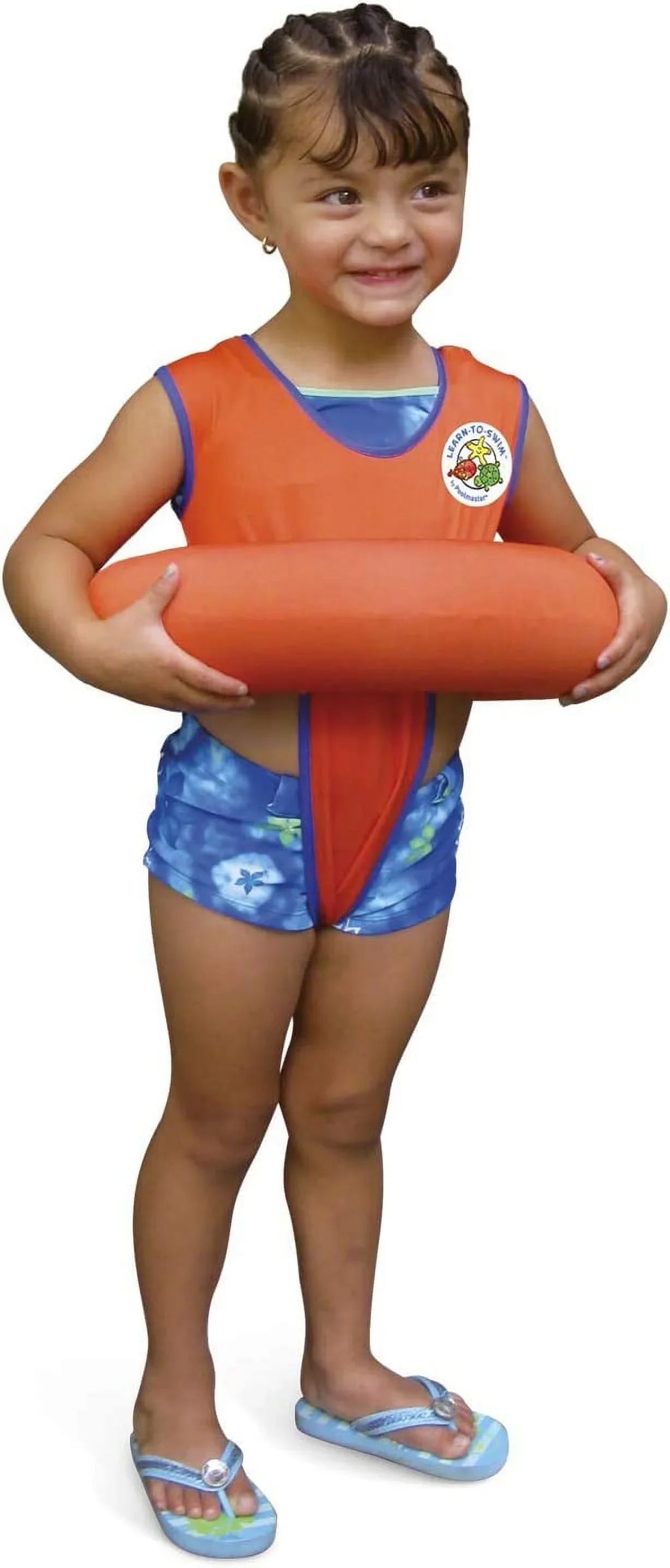 Poolmaster Learntoswim Swimming Pool Tube Float Trainer; Orange
