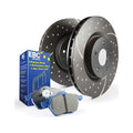 EBC Brakes S6KF1228 S6 Kits Bluestuff and GD Rotors Fits 07-17 Caliber Lancer Fits select: 2007-2010 DODGE CALIBER; 2008-2017 MITSUBISHI LANCER