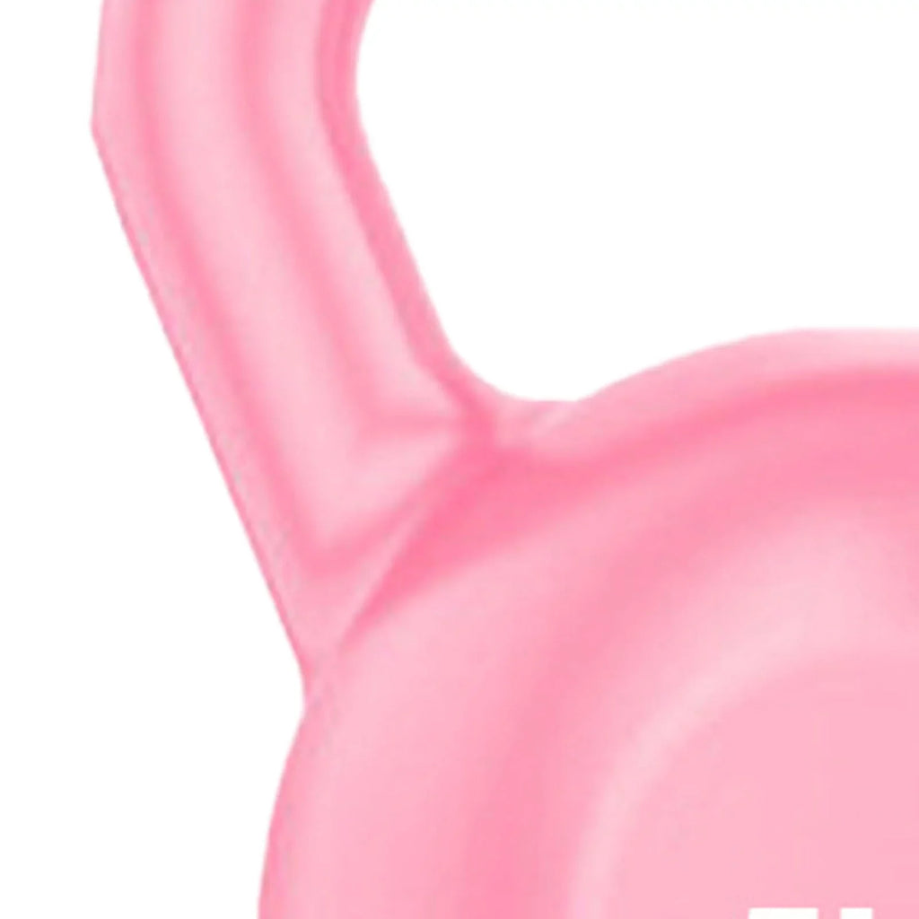Buumin PE Kettlebell Weight for Men Women for Exercises Strength Training Functional Fitness Plyometrics Pink 5LB
