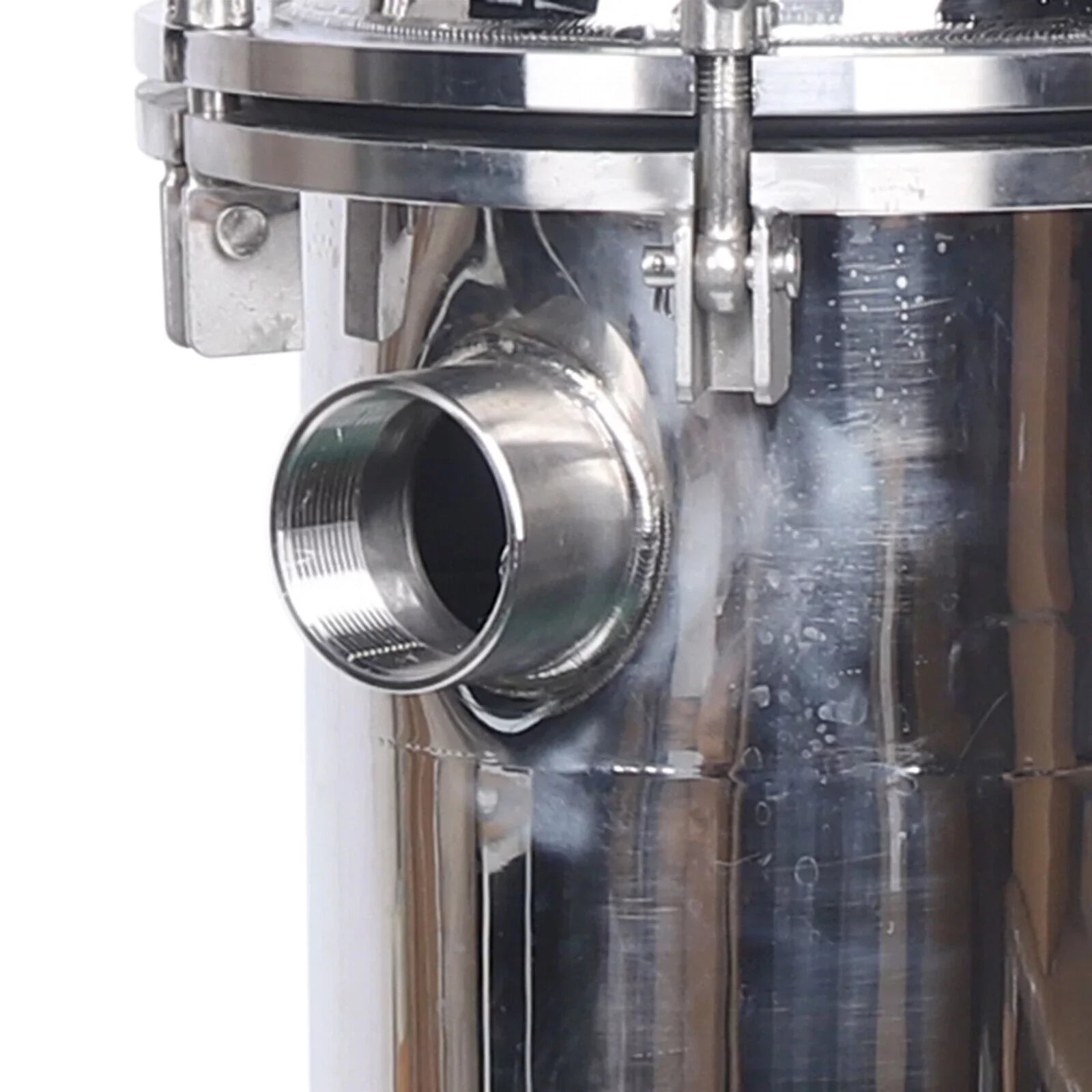 High Pressure Bag Filter Housing 2in NPT In/Out Stainless Steel 150PSI