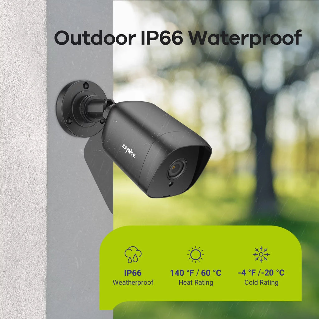 SANNCE 1080p Full HD Wired Analog CCTV TVI-HD Security Camera for DVR Security Camera System with Outdoor IP66 Fluidproof 100 ft Night Vision