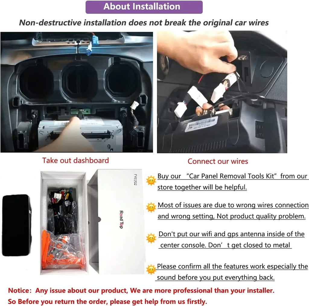 Road Top Android 13 Car Stereo 10.25" 8GB+256GB Car Touch Screen for Mercedes Benz GLA CLA A Class X156 C117 2016-2018 NTG 5.0; Support Wireless Apple Carplay Android Auto Navigation Camera