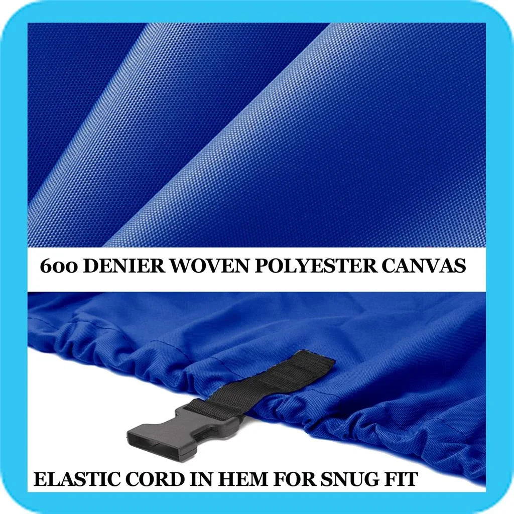 BLUE; GREAT QUALITY BOAT COVER Compatible for GREGOR SUPER SEAHAWK 20 I/O 1999 Great Quality