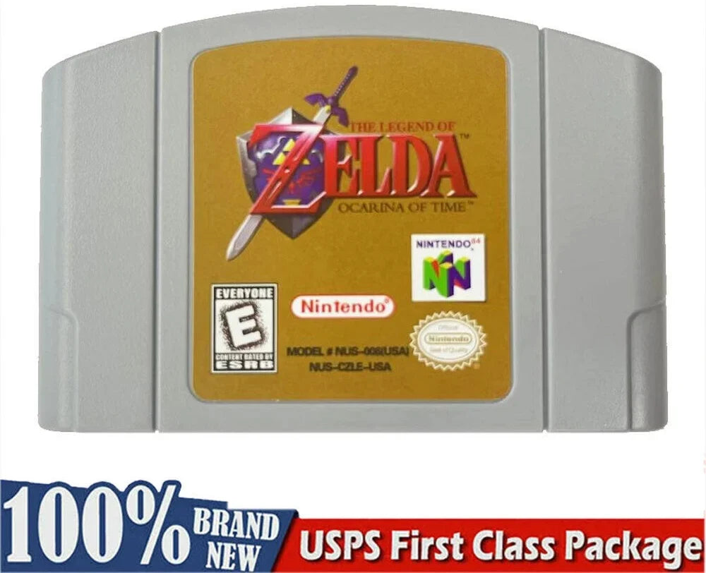 Legend of Zelda Ocarina of Time Game Box for Nintendo N64 Console US-