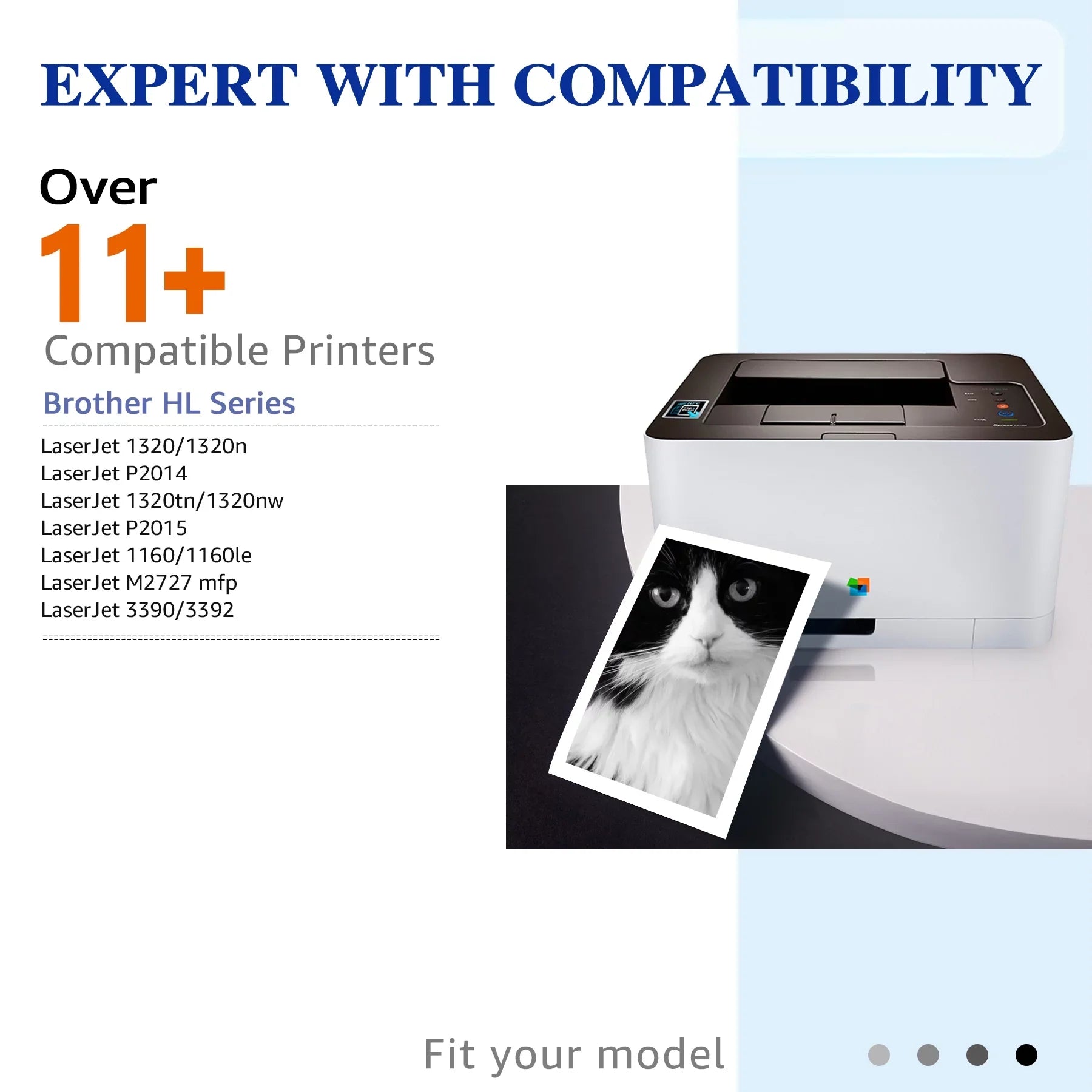 49A 53A Q5949A Halofox 49A Toner Cartridge Replacement for HP 49A Q5949A 53A Q7553A 49X Q5949X for HP Laserjet 1320 1320n 3390 1160 1320tn 1320nw 3392 P2015 P2015dn Printer Ink (Black; 6-Pack)