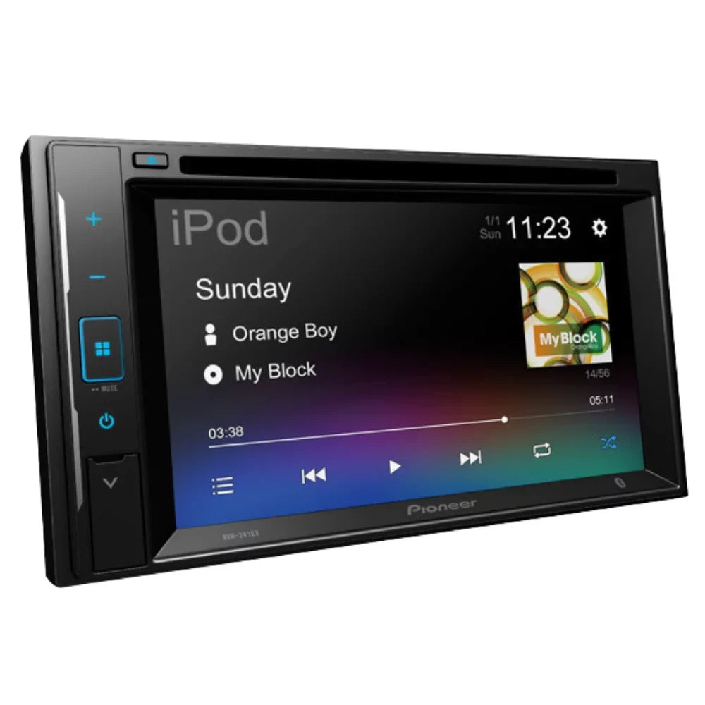 KIT4942 Bundle for 2003-2009 Toyota 4Runner Limited W/ Pioneer AVH-241EX Double DIN Car Stereo with Bluetooth/Backup Camera/Install Kit/in-Dash DVD/CD AM/FM 6.2" Touchscreen Digital Media Receiver