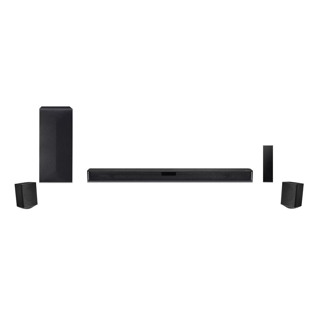 LG SNC4R 4.1 Channel Soundbar with Surround Sound Speakers; Black