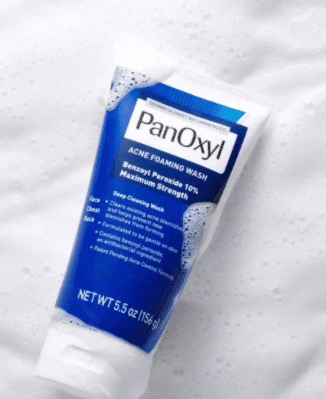 PanOxyl 10% Acne Foaming Wash 5.5 oz (Pack of 3)