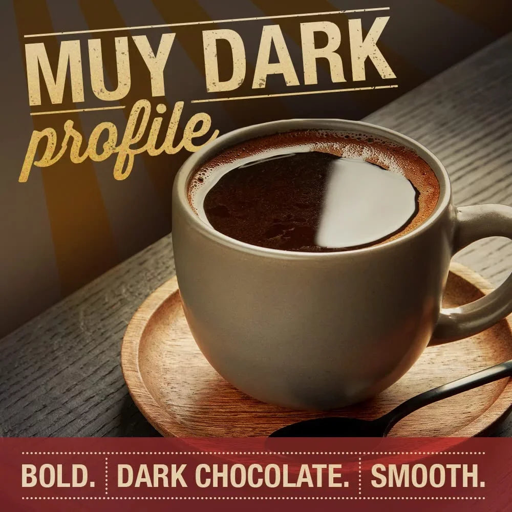 Mayorga Intense Dark Roast Coffee; 2 lb bag - Muy Macho Blend; the World's Strongest Organic Coffee - 100% Arabica Whole Coffee Beans - Bold Flavor - Specialty Grade; Non-GMO; Direct Trade Muy Macho 2 Pound (Pack of 1)