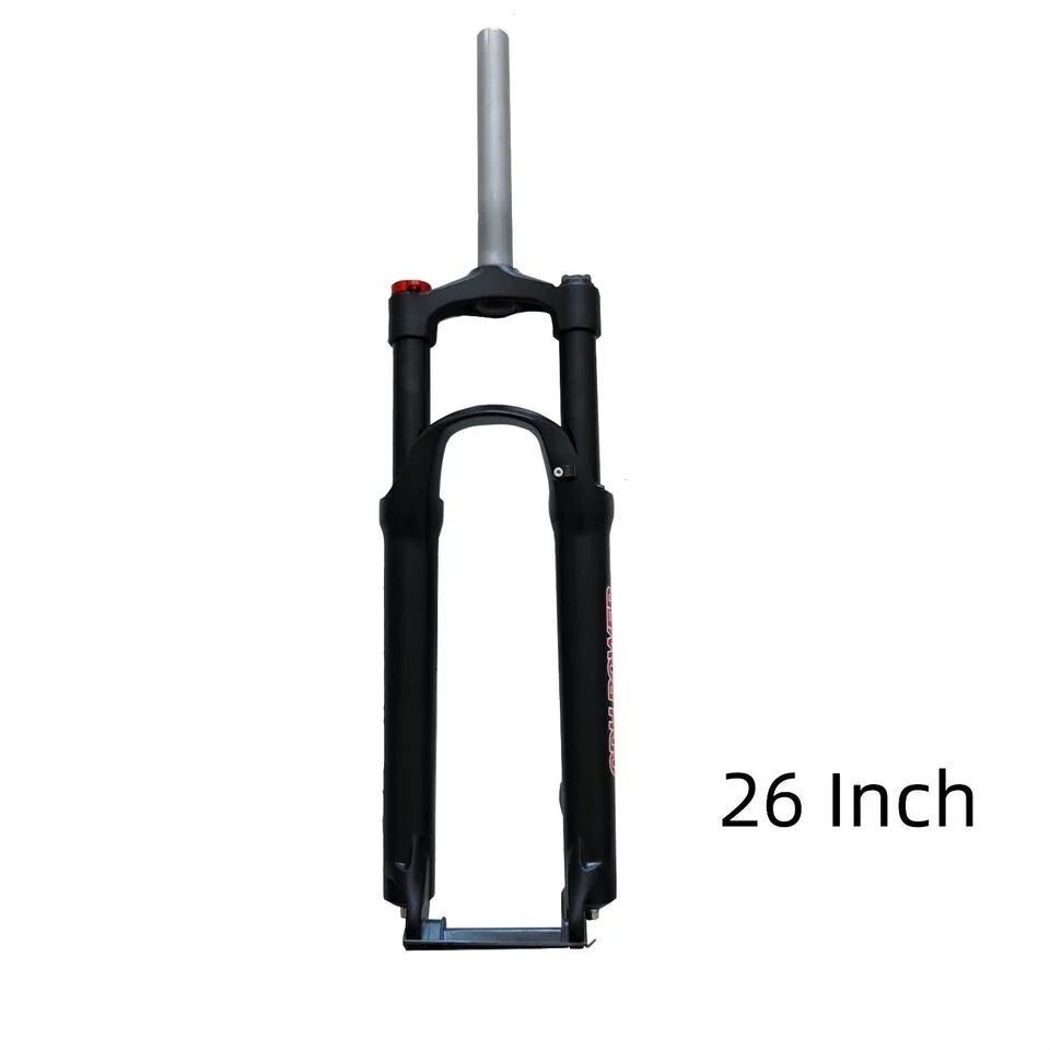 CDH 26" MTB Bicycle Suspension Fork & Headset; Manual Lockout Aluminum Bike Fork