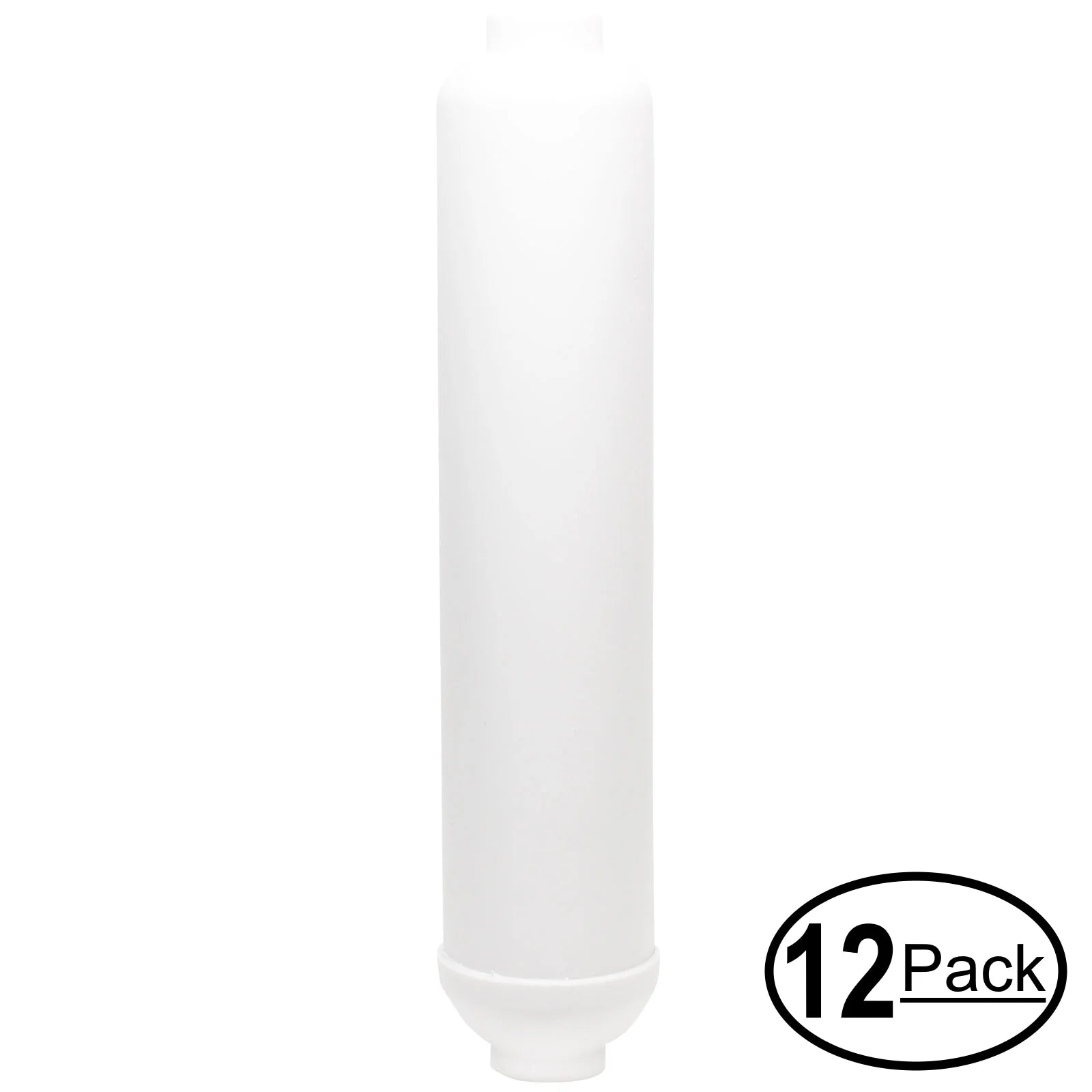 12-Pack Replacement for MaxLiquid 101084 Inline Filter Cartridge - Universal 10-inch Cartridge for MaxLiquid 9 Stages DI - Alkaline Mineral 50GPD Reverse Osmosis System - Denali Pure Brand