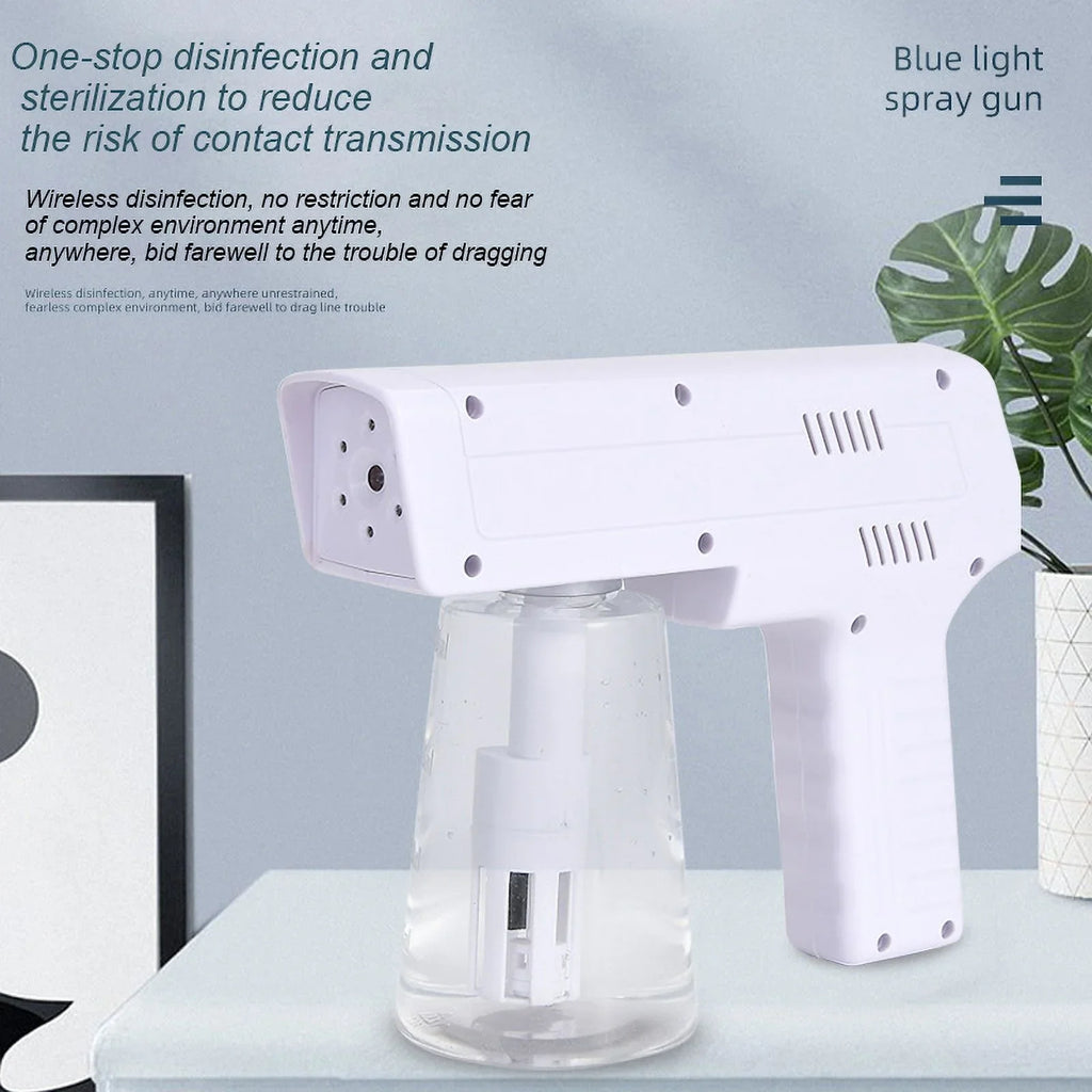 3-in-1 Disinfectant Maker; Electrolysis NaClO Generator; and Blue Light Disinfection Apply Gun