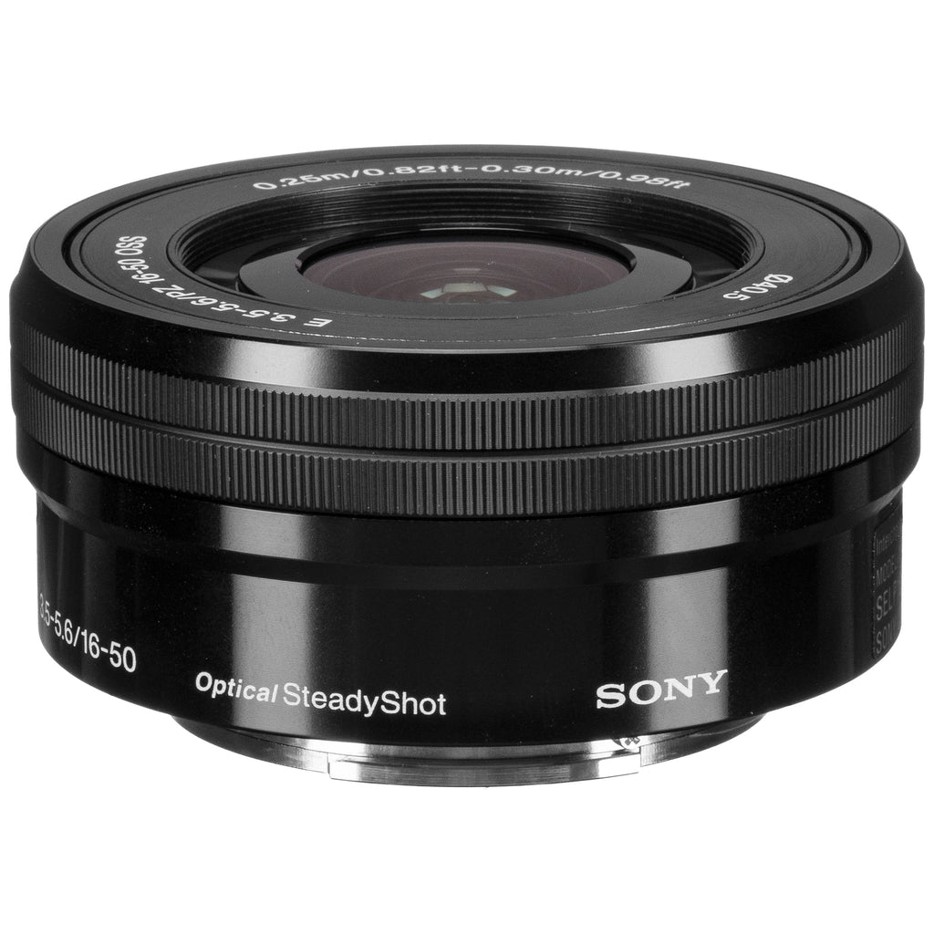Sony Alpha a6400 Mirrorless Digital Camera with E PZ 16-50mm OSS Lens; 128GB SanDisk Card; Tripod; Case; ZeeTech Accessory Bundle