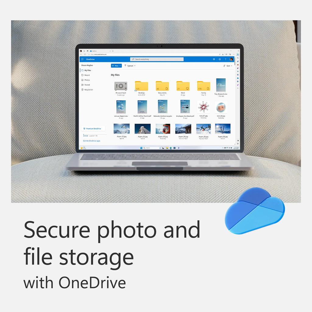 Microsoft 365 Personal | 12-Month Subscription; 1 person | Premium Office apps | 1TB OneDrive cloud storage | PC/Mac Download