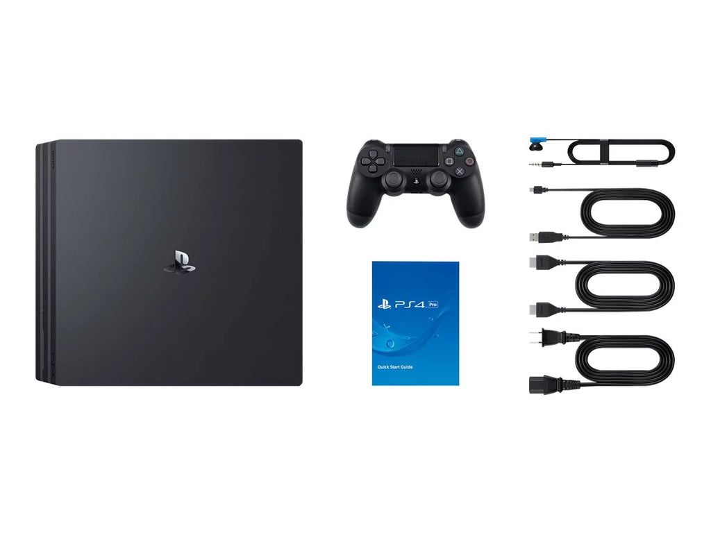 Sony PlayStation 4 Pro - Game console - 4K - HDR - 1 TB HDD - jet black