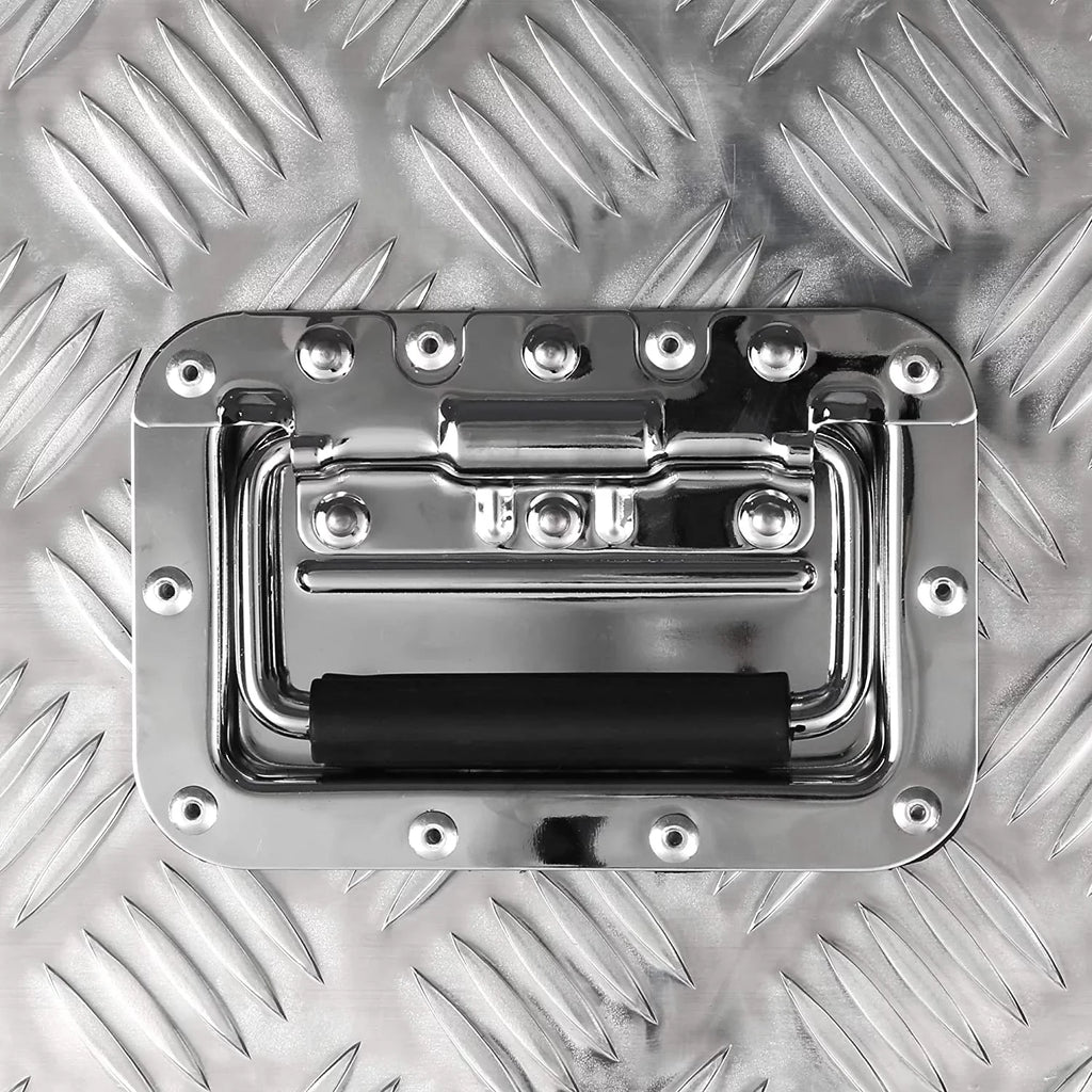 Heavy Duty 30'' Aluminum Tool Box Truck Tool Boxes for Bed of Truck Pickup Storage w/Lock Silver