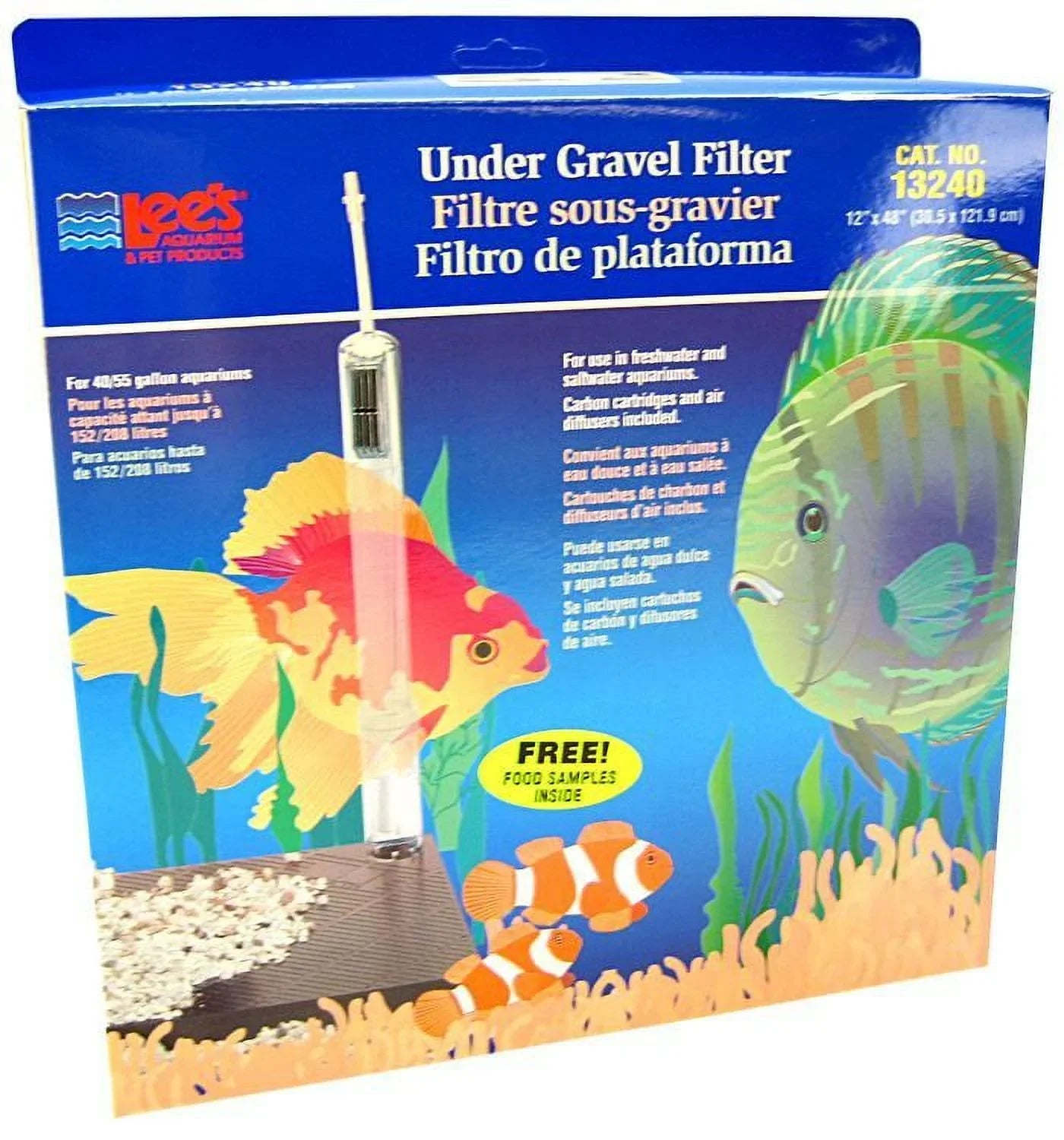 Lees Original Undergravel Filter [Aquarium; Filters Undergravel] 48" Long x 12" Wide (40-55 Gallons)