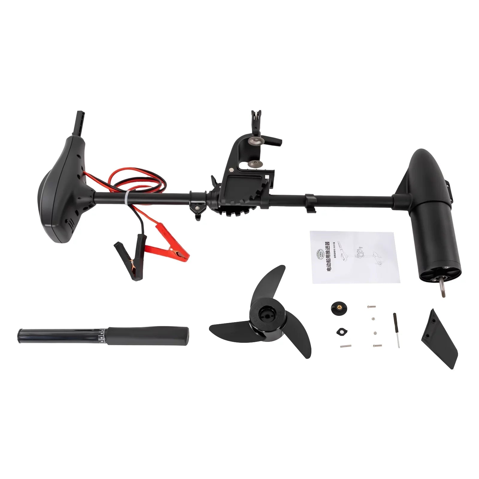 LOYALHEARTDY 58lbs Voltage-driven Outboard Motor Fishing Boat Engine Saltwater Brush Trolling Motor for Kayak Inflatable Boat