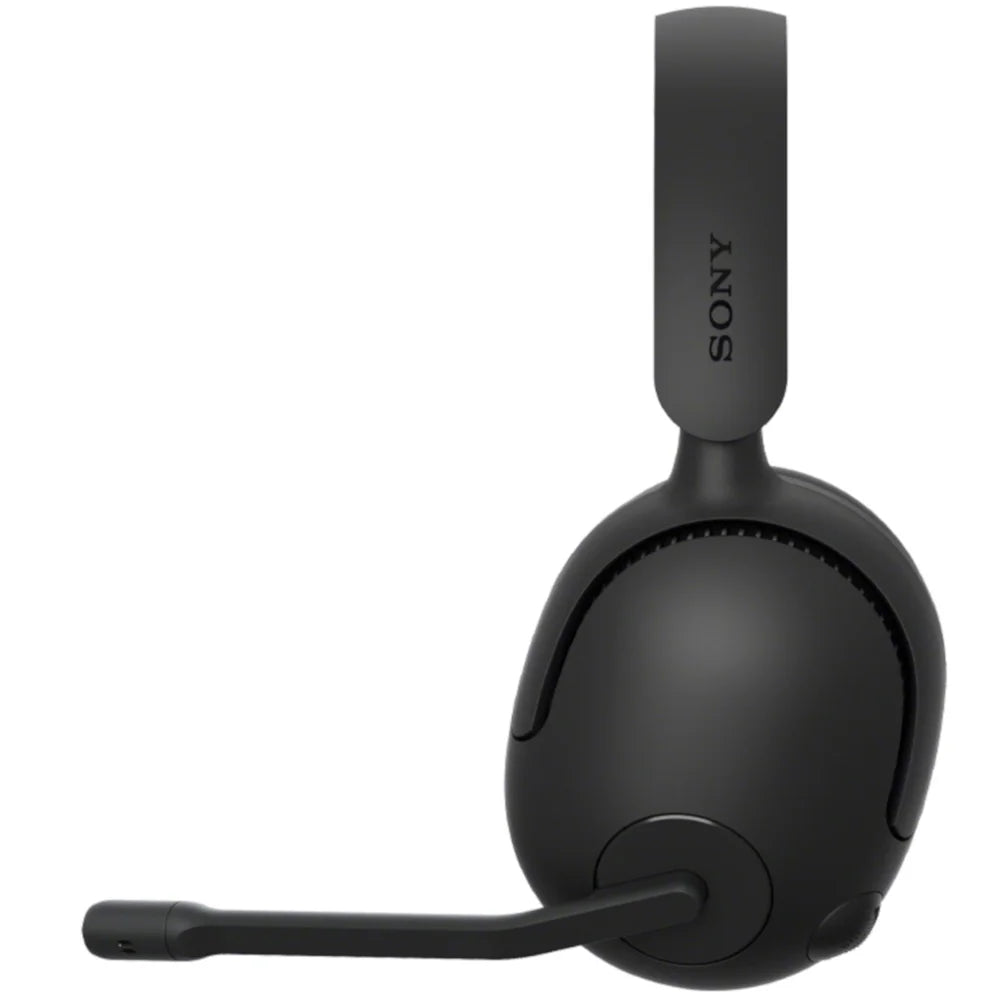 Sony WHG500/B INZONE H5 Wireless Noise Cancelling Gaming Headset; Black Bundle with Deco Gear Pro Audio Headphone Stand; 6 Foot USB-A to USB-C Cable & 2 YR CPS Enhanced Protection Pack