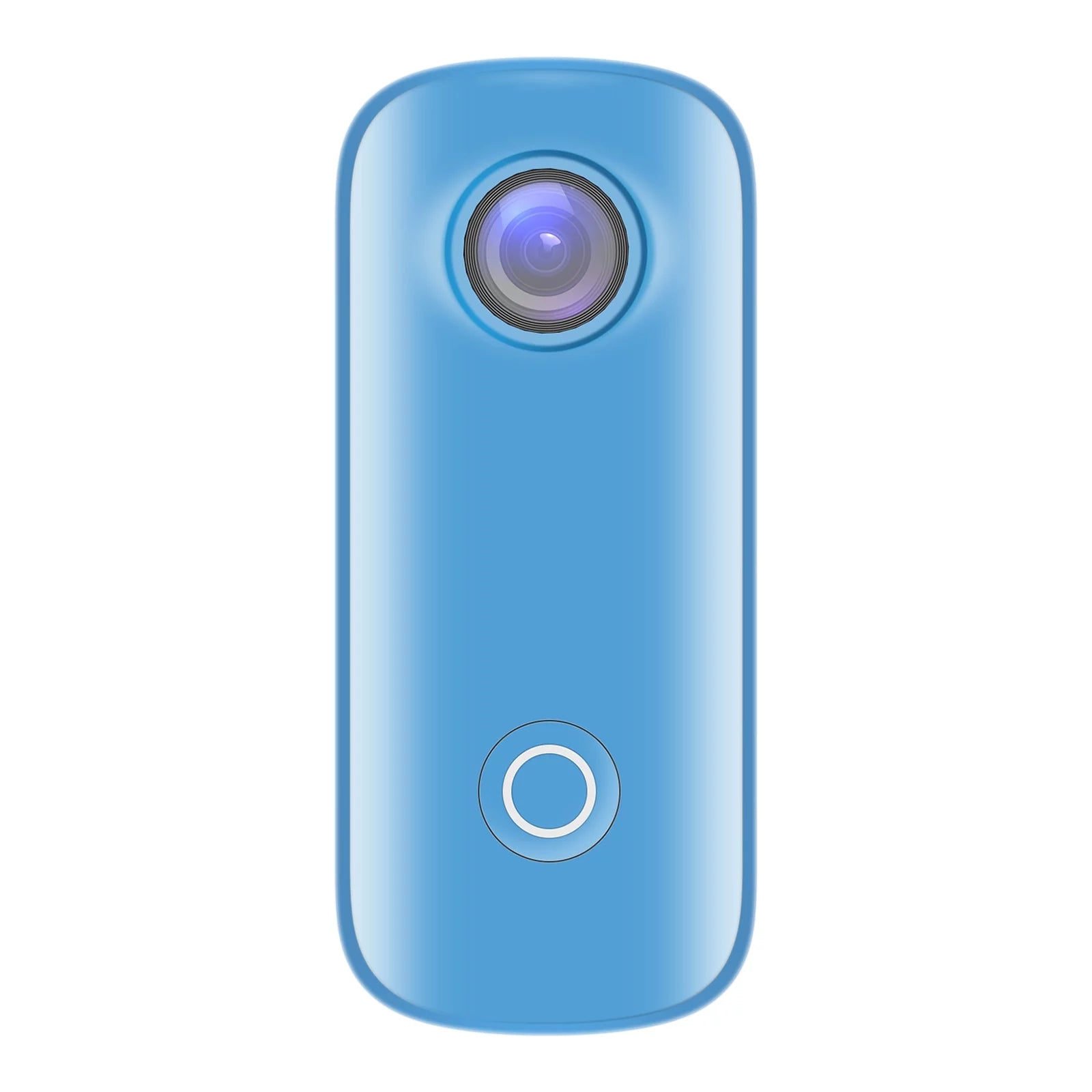 SJCAM C100 Action Camera 1080P/30fps Digital Video Camera 30M Liquidproof Magnetic Body Built-in Battery WiFi Connection APP Sharing with Liquidproof Case Back Clip Lanyard
