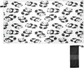 Bestwell Cute Cartoon Panda Pattern Beach Towel Oversized Towel Blanket; Thin Lightweight Microfiber Sand Free Quick Dry Towel; 31”X71” Multipurpose Pool Bath Yoga Swim Shower Towel