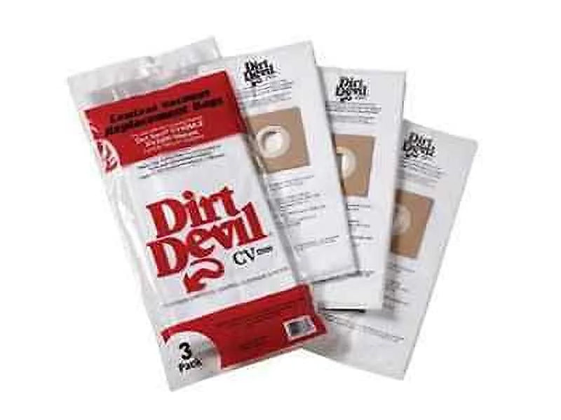 Genuine Royal Dirt Devil Style CV HEPA Cloth Central Vacuum Cleaner Bags 9597 [6 Bags]