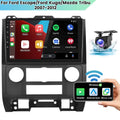 Podofo 2+64G Android 13 for Ford Escape/Ford Kuga/Mazda Tribu 2007-2012 Wireless Carplay Android Auto Mirror Link 9'' Touchscreen Car Stereo Radio WIFI GPS FM Bluetooth Hifi; AHD Backup Camera