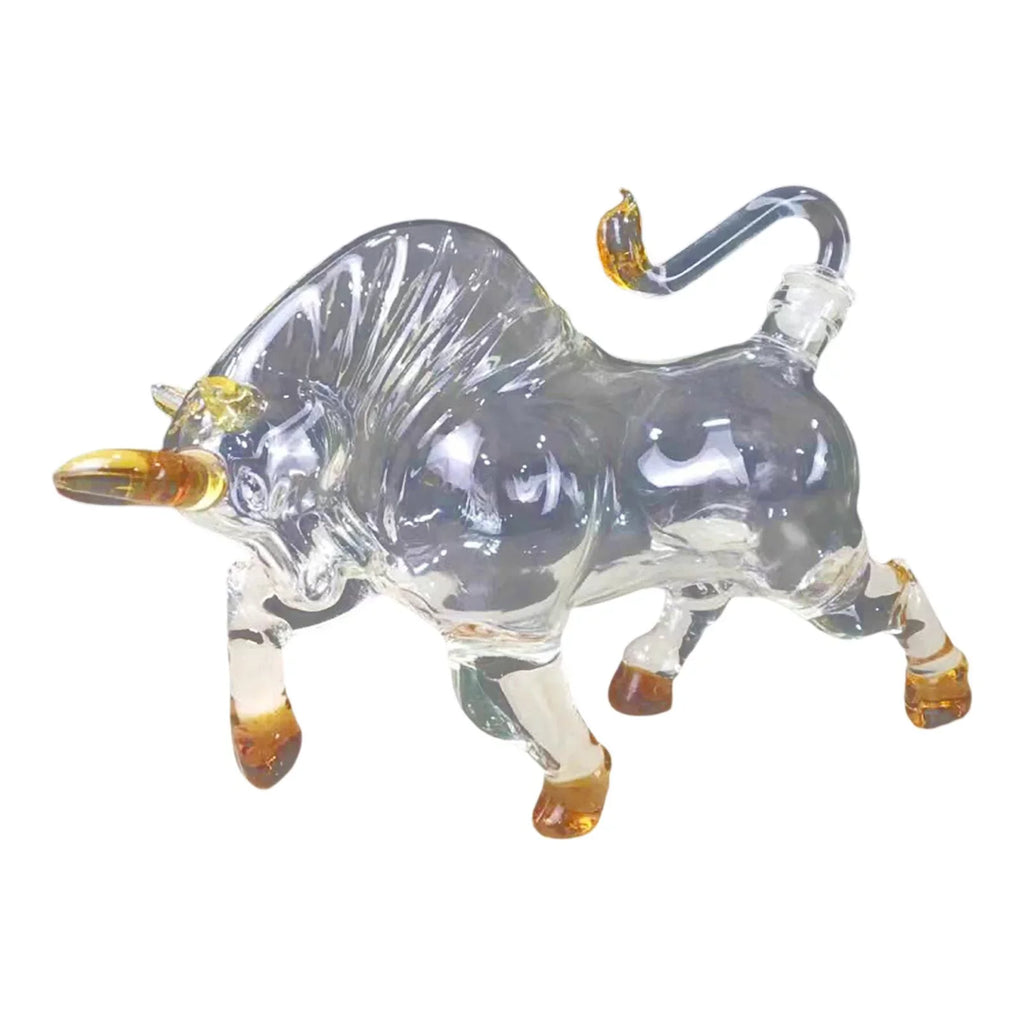 Novelty Decanter Bull Shaped Style 1500ml Glass for Brandy Vodka