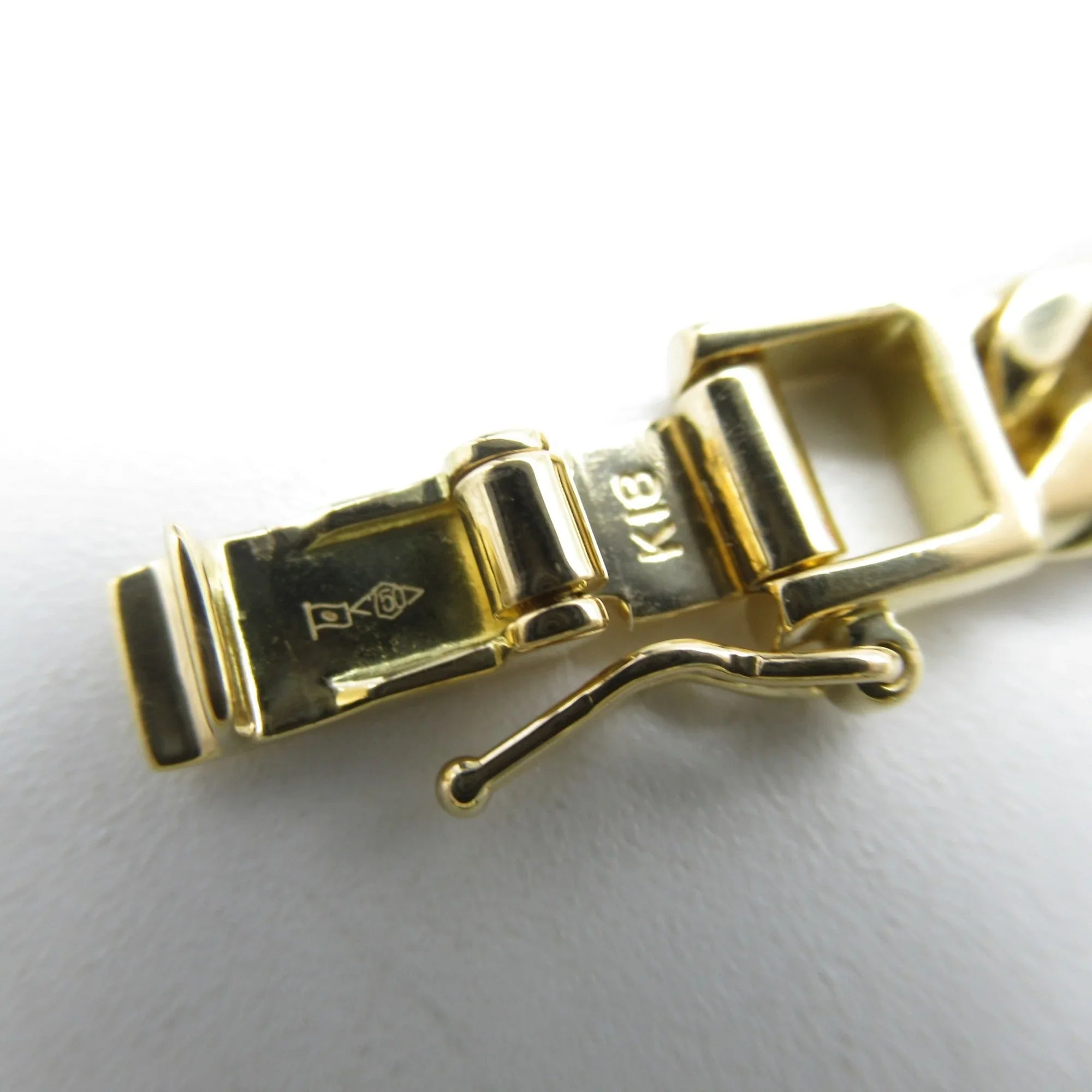 Pre-Owned JEWELRY 6 Men W Kihei Bracelet Gold K18 (Yellow Gold) (Good)