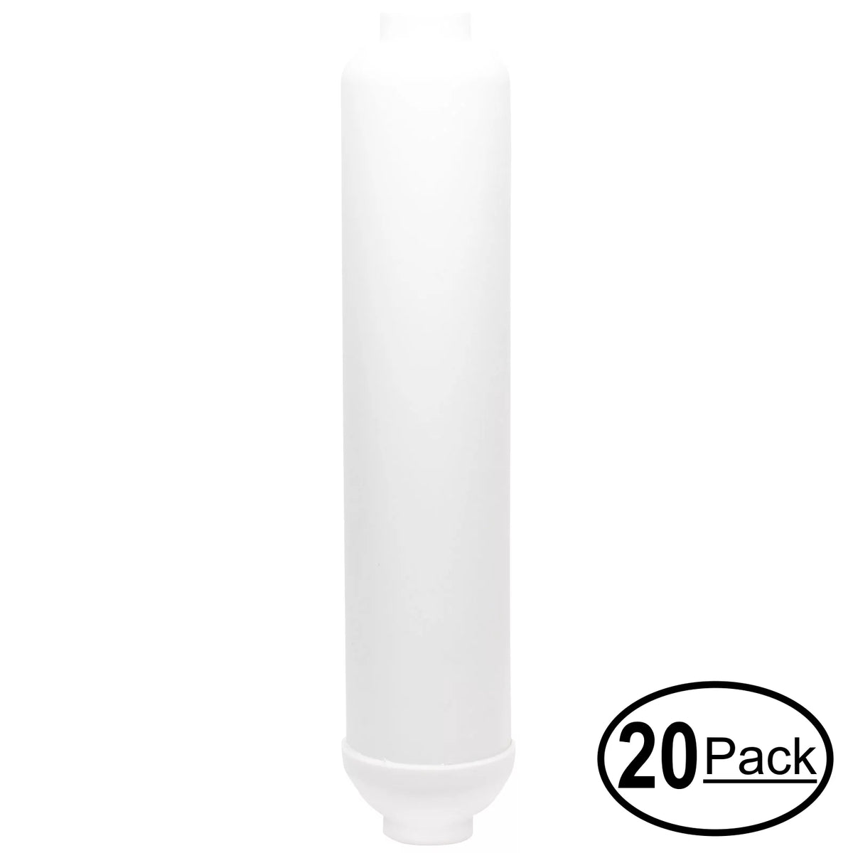 20-Pack Replacement for Expres ROUV10DC Inline Filter Cartridge - Universal 10-inch Cartridge for Express 6 Stage UV Reverse Osmosis Filtration System - Denali Pure Brand