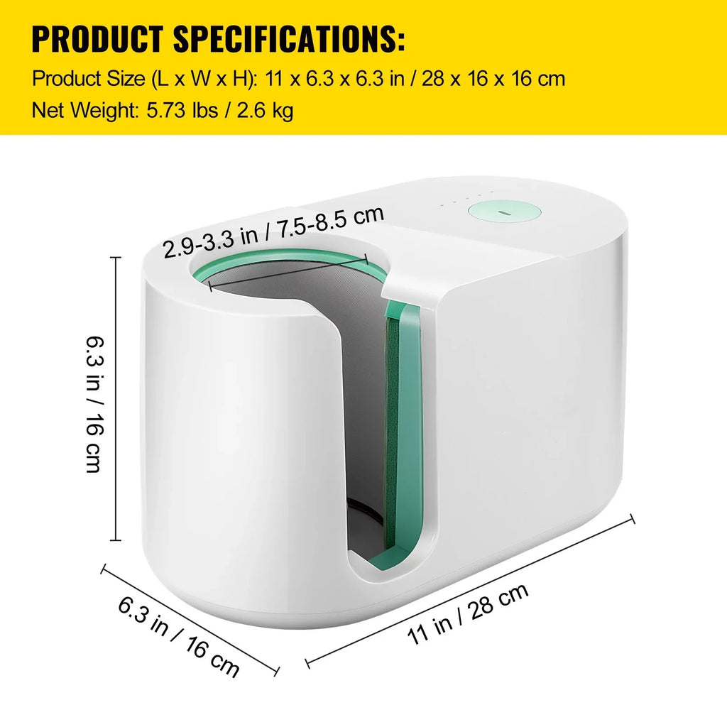 BENTISM Mug Press Device; Automatic Mug Heat Press 11-15oz; One-touch Setting; Cup Transfer Sublimation Portable Coffee Presser; Pro Easy Mug Press Device DIY Printing