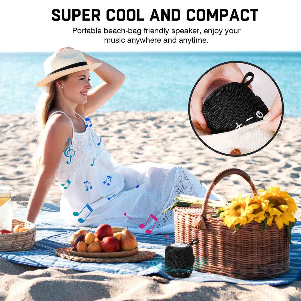 Bluetooth Speaker: Powerful Stereo Sound; IPX7 Liquidproof; True Wireless Stereo Pairing; Portable Design; Latest Bluetooth V5.2 - Perfect for Mi Max 3; Beach; Outdoor; Home; Parties; Scooter - Blue