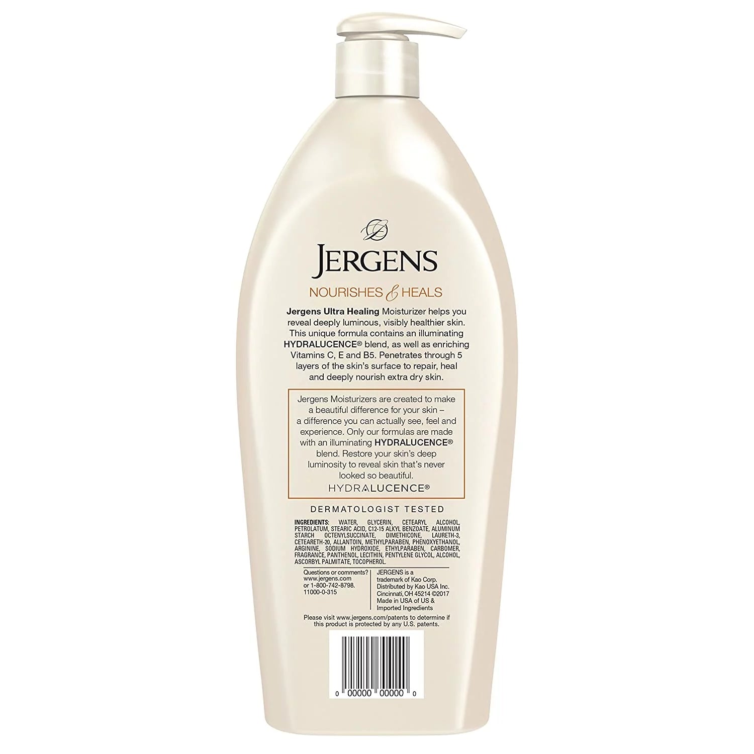 Jergens Ultra Healing Extra Dry Skin Moisturizer 32 oz (Pack of 2)