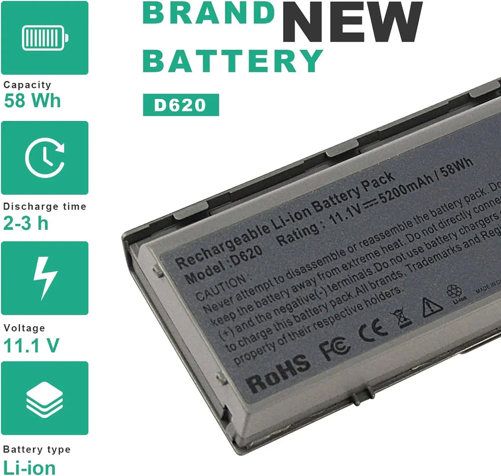 Blowercy Buying Laptop y for Dell Latitude D620 D630 D630C D630N D631 D640 PC764; JD634; 312-0383; 451-10298 P/N's: