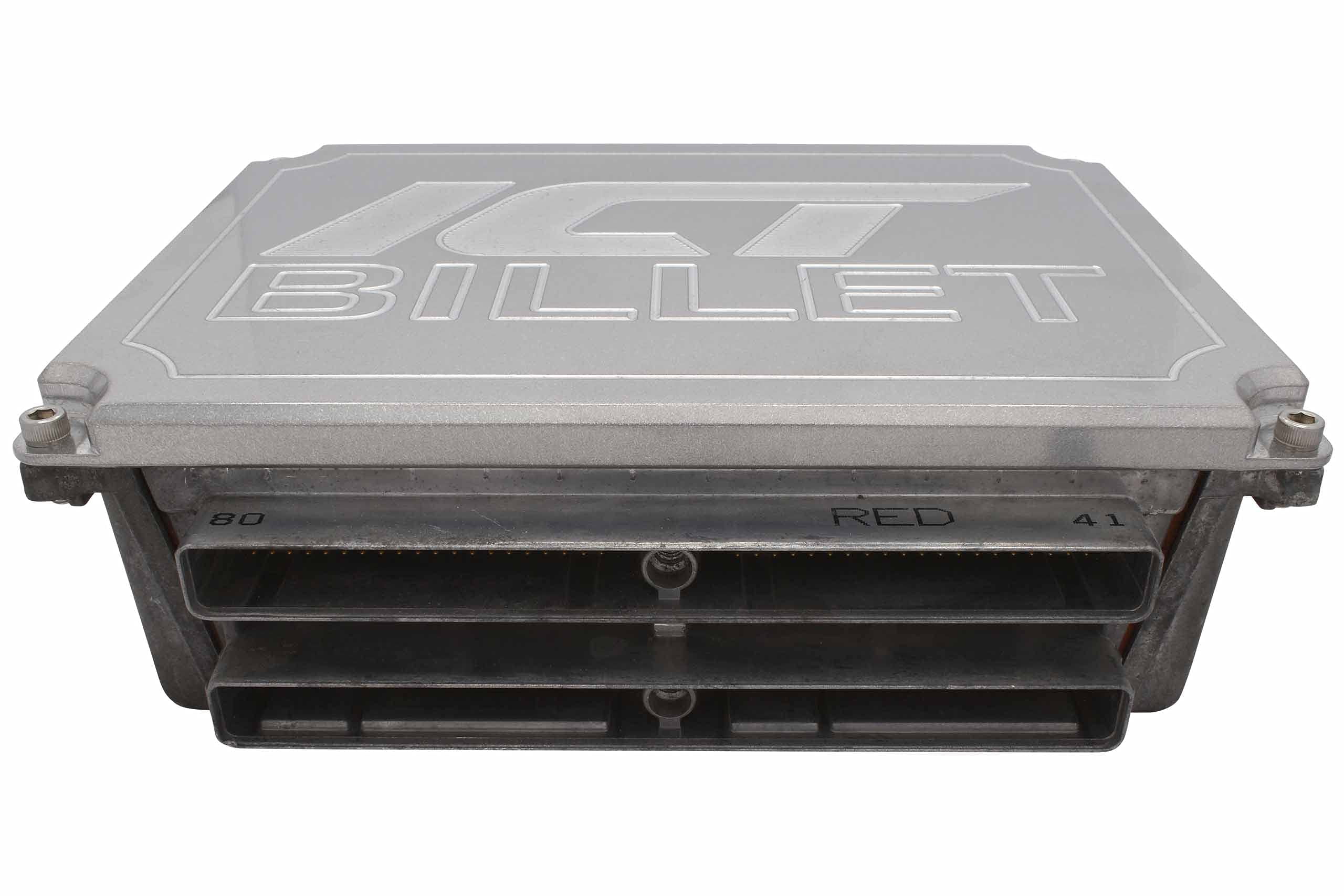 ICT Billet LS Gen 3 ECM PCM Billet Dress Cover Compatible with Blue-Red Blue-Green LS1 LQ4 0411 P01 P59 Silverado Camaro Corvette Made in America 551968-LS11CV