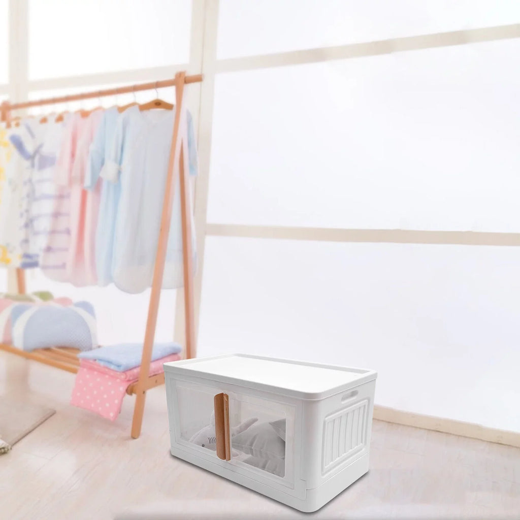Collapsible Storage Box Stackable Closet Organizer Plastic Car Organizer Dorm