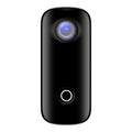 SJCAM C100 Mini Action Camera 1080P/30fps Digital Video Camera 30M Fluidproof Magnetic Body Built-in Battery WiFi Connection APP Sharing with Fluidproof Case Back Clip Lanyard