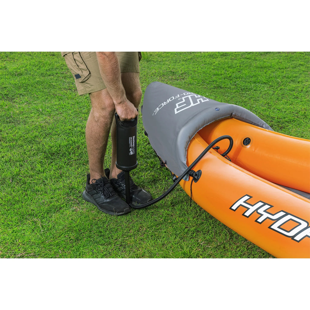 Bestway 126 x 35 cm Lite-Rapid X2 Inflatable Kayak Float w/Oars (2 Pack)