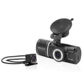 MNCD245T Full HD Front and Rear View 2.45" LCD Screen Dash Camera with 3-Channel Recording; Black