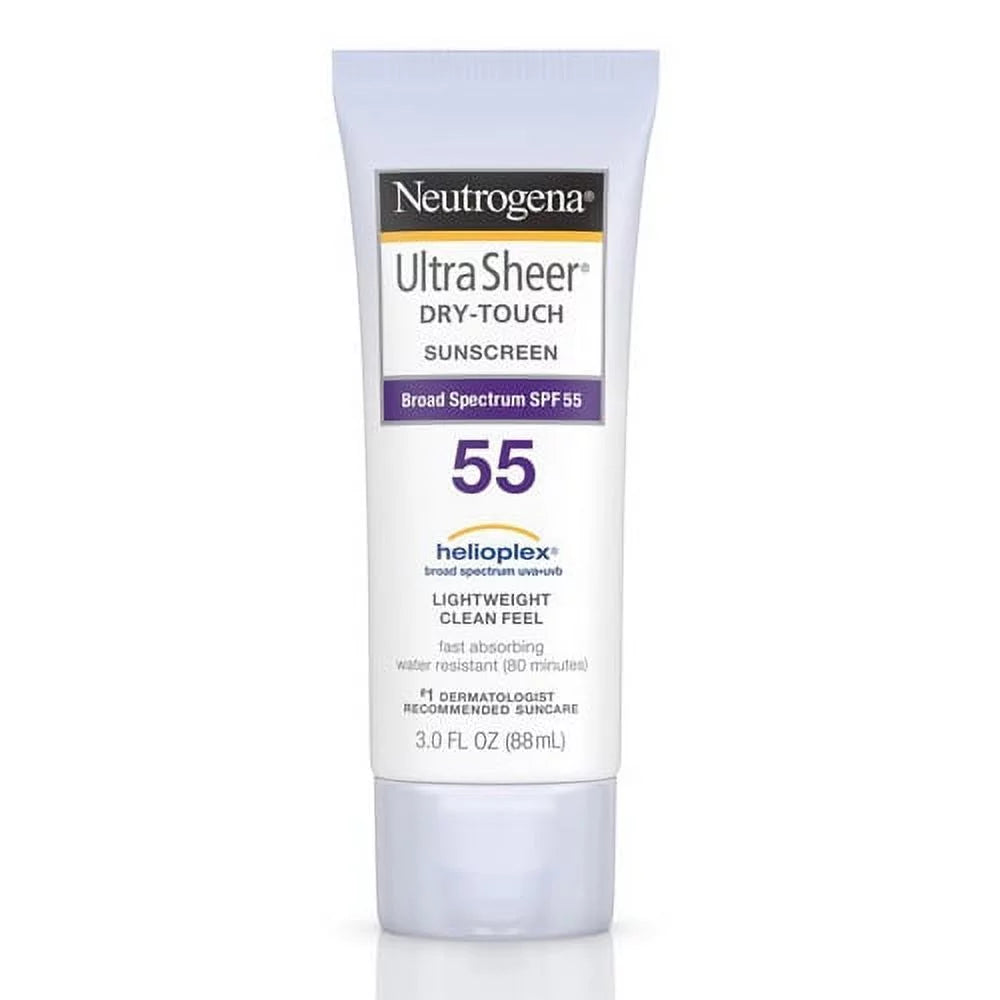 Neutrogena Ultra Sheer Dry-Touch Sunblock; Spf 55 - 3 Oz; 6 Pack